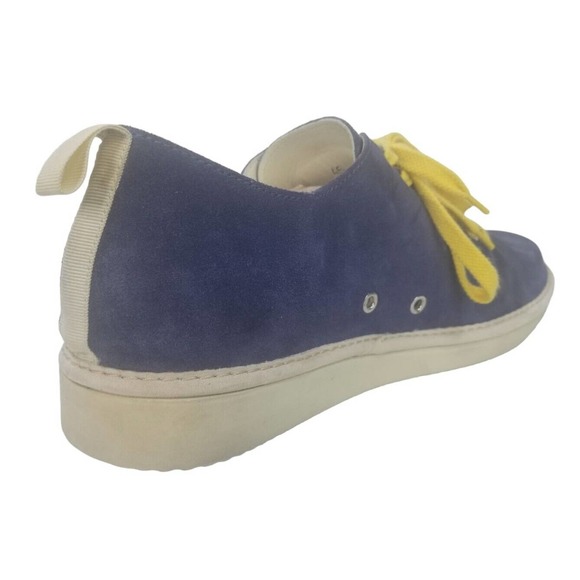 Panchic men's low sneakers LACE-UP SHOE MICROFIBRE, Size 12 Blue - Picture 9 of 15